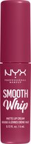 NYX PROFESSIONAL MAKEUP Rouge à lèvres Smooth Whip Matte 08 Fuzzy Slippers, 4 ml