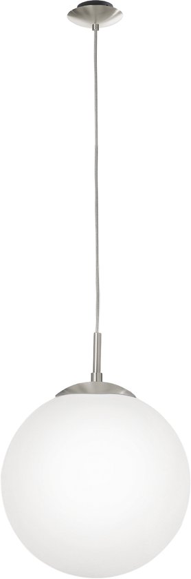 EGLO Rondo Hanglamp - E27 - Ø 30 cm - Grijs/Wit