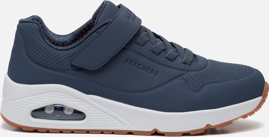 Skechers Uno Lite Sneakers blauw Synthetisch - Heren - Maat 37