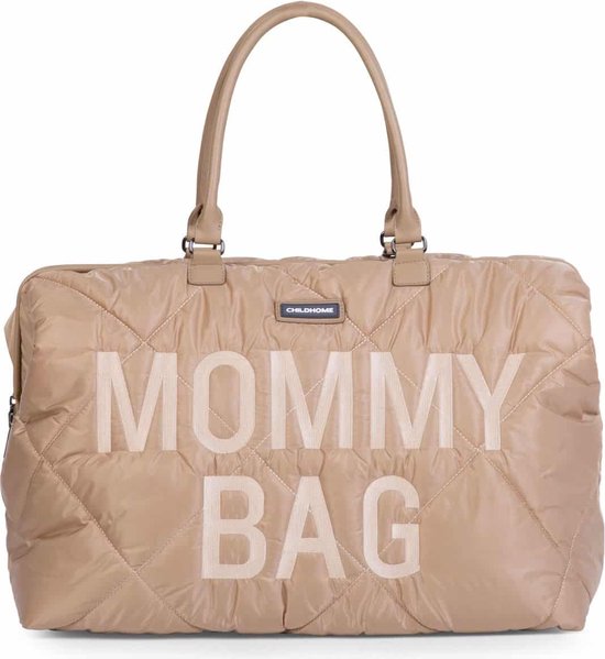 Mommy Bag Luiertas Verzorgingstas Gewatteerd Puffered Beige | bol.com
