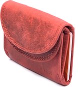 Portefeuille - portefeuille dames - portefeuille homme - cartes portefeuille - portefeuille dames petit - portefeuille petit - Porte-monnaie rouge - portefeuille rouge - 4E-1206