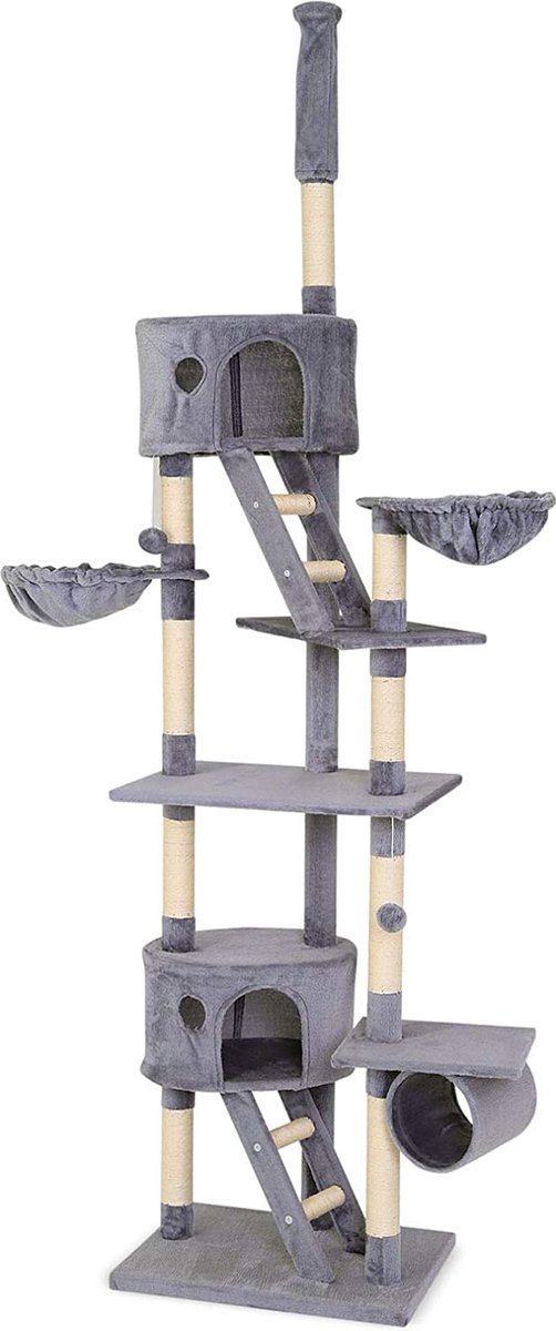 kattenkrabpaal / grote klimboom - speelhuis voor katten / playhouse for cats