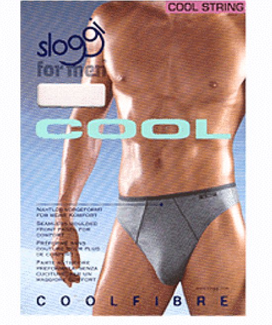 Sloggi - Homme - Cool - String - 10001033 - Jeans Blue - XL | bol