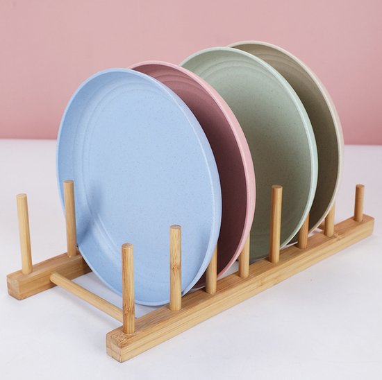 Assiettes de camping Bio green-goose ® | Matériau à base de plantes durable et lavable au lave-vaisselle