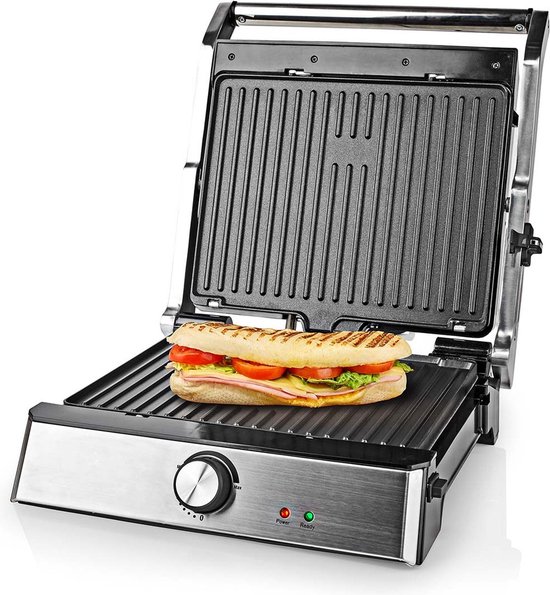 Safecourt Kitchen Contactgrill Compact CG200 - Tosti Apparaat Grill Apparaat Uitneembare