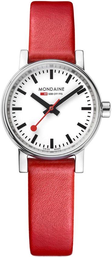 Mondaine MSE.26110.LC Evo II Unisex Horloge Stationsklok Saffierglas . bol