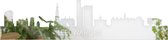 Skyline Leeuwarden Spiegel - 120 cm - Woondecoratie - Wanddecoratie - Meer steden beschikbaar - Woonkamer idee - City Art - Steden kunst - Cadeau voor hem - Cadeau voor haar - Jubileum - Trouwerij - WoodWideCities