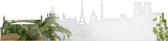 Skyline Parijs Spiegel - 80 cm - Woondecoratie - Wanddecoratie - Meer steden beschikbaar - Woonkamer idee - City Art - Steden kunst - Cadeau voor hem - Cadeau voor haar - Jubileum - Trouwerij - WoodWideCities