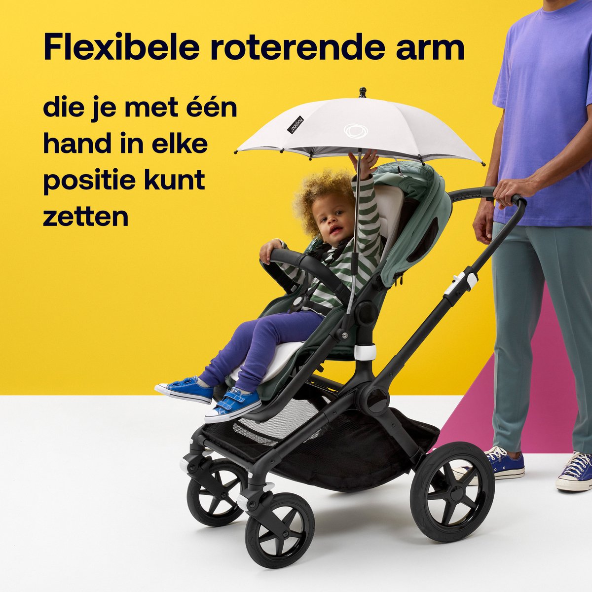 Bugaboo Kinderwagen Parasol - Fris Wit thumbnail 3