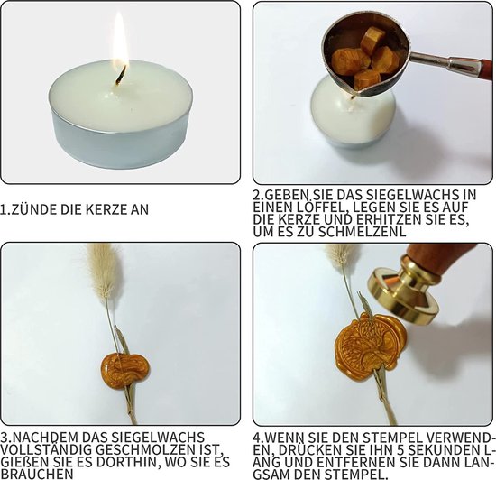 Waszegel. Gouden Zegel Met Een Zegel, Geïsoleerd Op Witte Achtergrond. Realistische