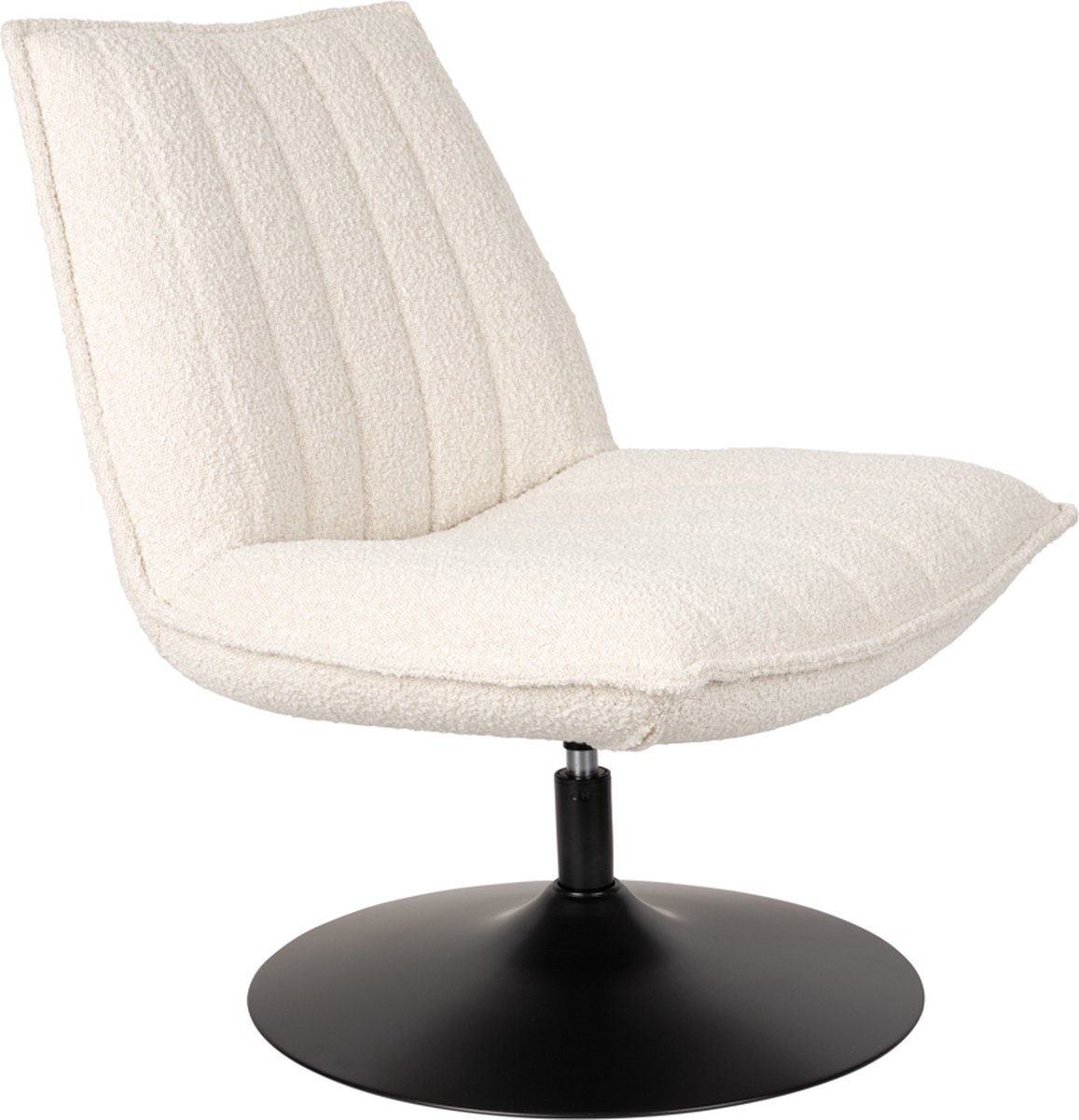 Housecraft Living Jax Fauteuil Gebroken Wit Bouclé