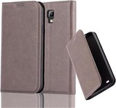 Cadorabo Hoesje geschikt voor Samsung Galaxy S4 ACTIVE in KOFFIE BRUIN - Beschermhoes met magnetische sluiting, standfunctie en kaartvakje Book Case Cover Etui