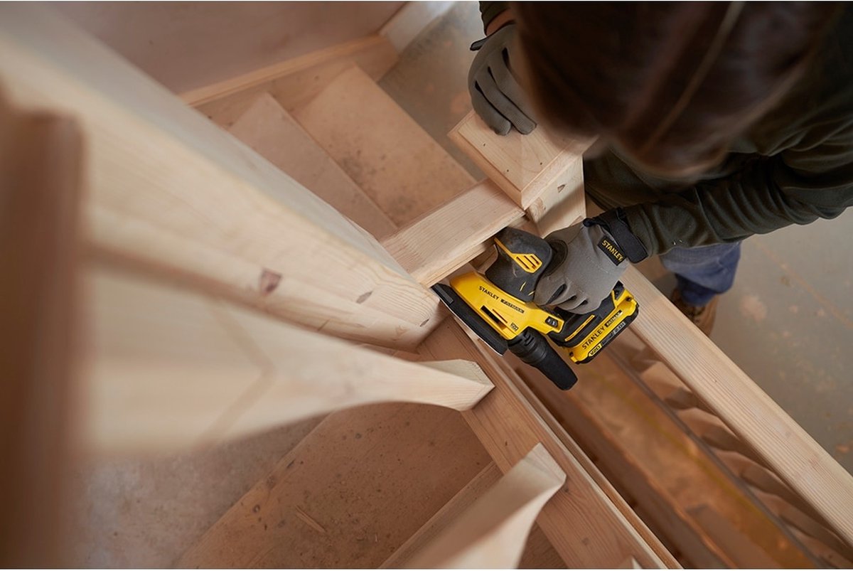 STANLEY FATMAX V20 18V Detailschuurmachine in softbag (met 2.0Ah accu en lader) SFMCW221D1S-QW – foto 4