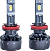 Lampes LED XEOD H8 / H9 / H11 Hyper Line - Extra Bright - 6000K / 8000 lumen - Lampe d' Siècle des Lumières de voiture - Feux de croisement et feux de route - 2 pièces - 12V - Avec feux de T10 gratuits