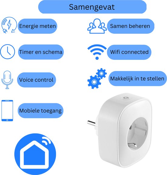 Prise de compteur d'énergie connecté WiFi pour mesure d'énergie et courant  10