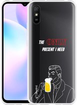 Xiaomi Redmi 9A Hoesje Only Present I Need - Designed by Cazy