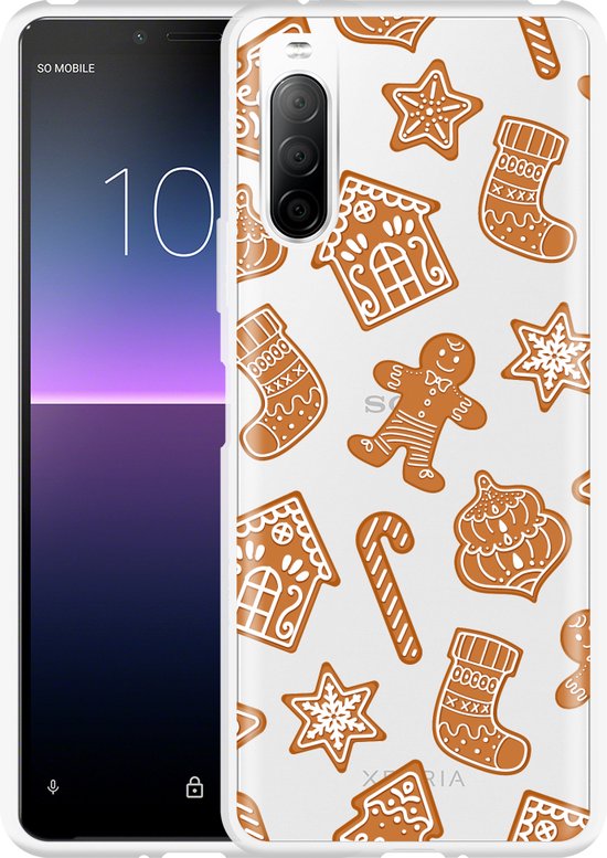 Hoesje geschikt voor Sony Xperia 10 II Christmas Cookies bol