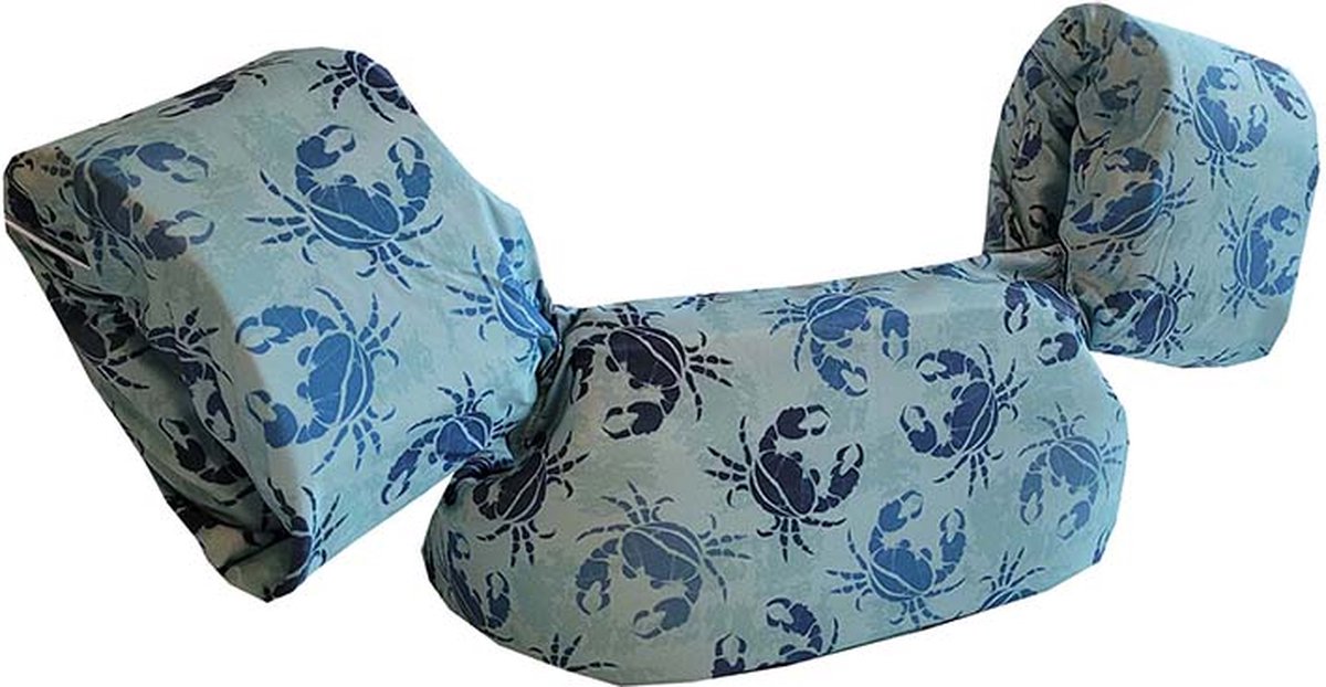 HappySwimmer - Puddle jumper zwembandjes/zwemvest voor peuters en kleuters met krab print
