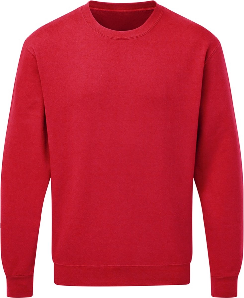 Rode heren sweater Crew Neck merk SG maat XXL