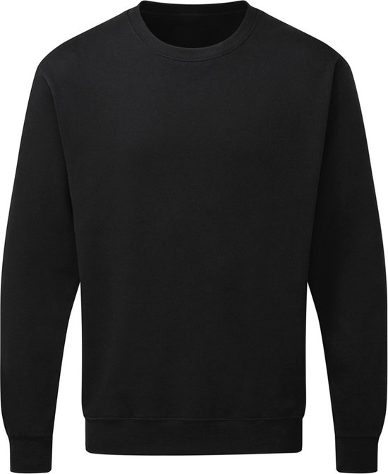 Zwarte heren sweater Crew Neck merk SG maat 4XL