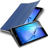 Cadorabo Housse pour tablette Huawei MediaPad T3 8 (8.0 Zoll) en JERSEY BLEU FONCÉ - Coque de protection Ultra fine SANS fonction de réveil et de mise en veille automatiques