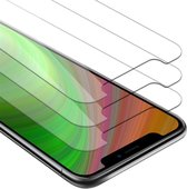 Cadorabo 3x Screenprotector geschikt voor Apple iPhone 11 PRO - Beschermende Pantser Film in KRISTALHELDER - Getemperd (Tempered) Display beschermend glas in 9H hardheid met 3D Touch