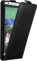 Cadorabo Hoesje voor HTC Desire 820 in ZWARTE NACHT - Beschermhoes in flip design Case Cover met magnetische sluiting