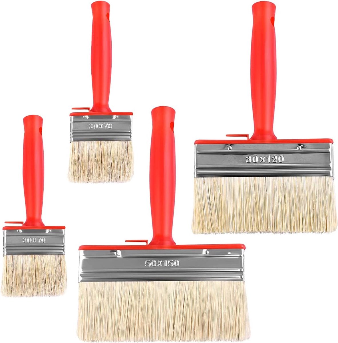 Verf Kwasten - verfroller - Acrylverven -aint brush roll - paint stuff - Verf Borstels Set - Paint Brushes Set 4
