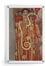 Walljar - Gustav Klimt - Hygieia - Muurdecoratie - Poster