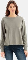 camel active Sweater met ronde hals - Maat womenswear-M - Khaki