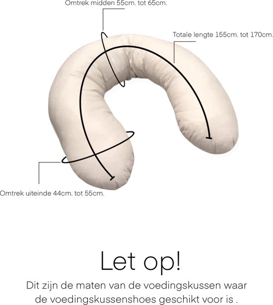 Teddy neutrale relaxhoes voedingskussenhoes, maak van je voedingskussen een relax kussen voor de baby. van Teddy. — afbeelding 3
