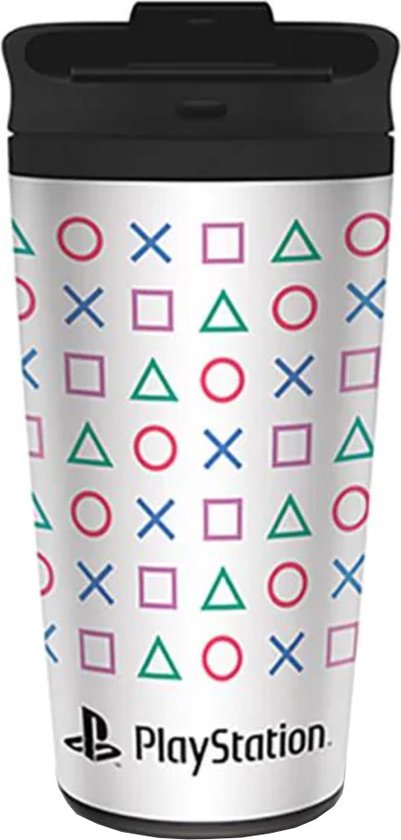 Playstation - Icônes Mug de voyage en métal
