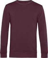 Organic Inspire Crew Neck Sweater B&C Collectie Burgundy Rood maat 3XL