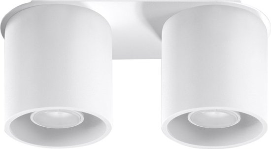 Sollux Lighting - Plafondspot ORBIS 2 wit
