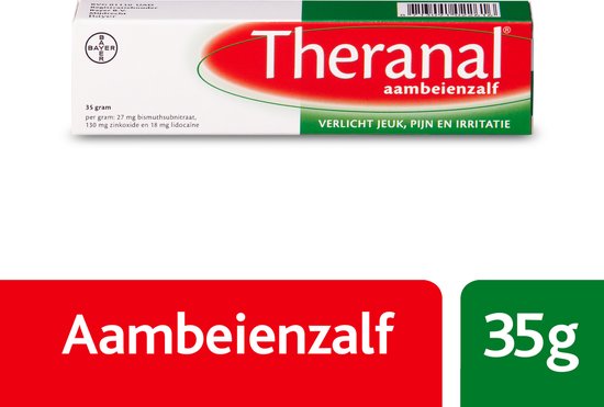 Theranal Aambeienzalf - 1 x 35 gram - Theranal