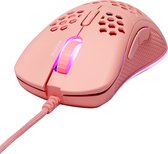 Deltaco PM75 Gaming Muis - Bedraad - Lichtgewicht - RGB - Roze