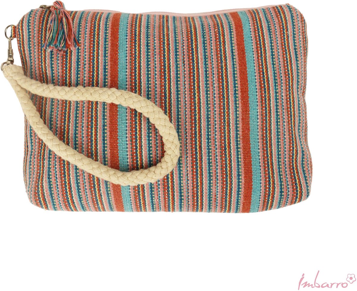 Imbarro Pouch Toilettas Makeuptas - Eularia - Katoen - 25x19cm