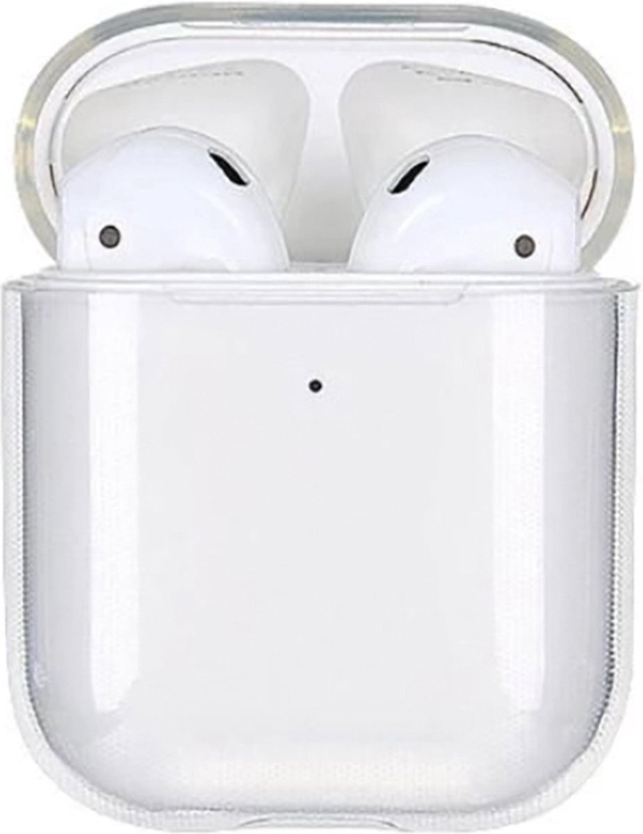 Airpods Hoesje Hard Case - Transparant - Airpod hoesje geschikt voor Apple AirPods 1 en Airpods 2