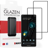 2-pack BMAX geschikt voor Google Pixel 7 Screenprotector - Full Cover - Gehard glas - Apple screenprotectors - Telefoonaccessoires - Telefonie & Accessoires - Beschermglas - Glas screenprotectors - Zwart