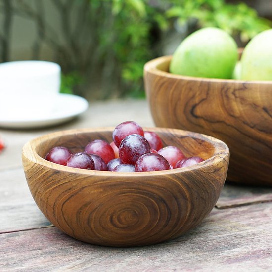 Bol en teck "Lisa" 16cm