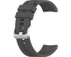 Strap-it Smartwatch bandje 22mm - extreme siliconen horlogeband geschikt voor Samsung Galaxy Watch 1 46mm / Galaxy Watch 3 45mm / Gear S3 Classic & Frontier - Amazfit GTR 47mm / GTR 2 / GTR 3 & 3 Pro / GTR 4 - OnePlus Watch - grijs