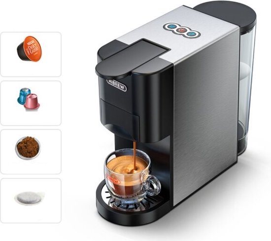 Legende beroerte mengsel Hibrew Koffie Machine 4in1 | koffiezetapparaat | Koffie machine |  Koffiezetapparaat |... | bol.com