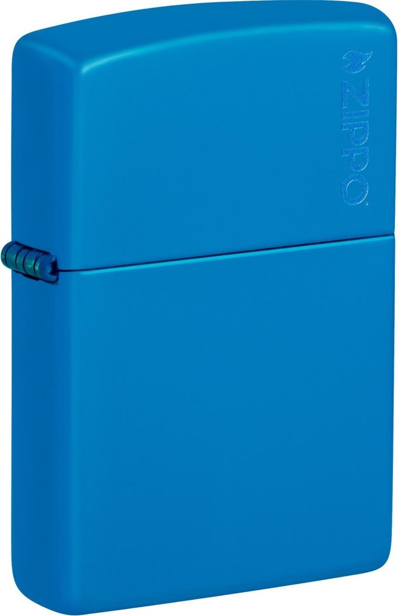 Aansteker Zippo Sky Blue Matte with Logo