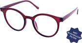 Leesbril Vista Bonita Classic Met Blauwlicht Filter-Purple Art-+3.50
