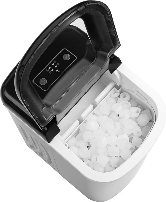 ECG ICM 1253 Iceman - IJsblokjesmachine - 12 kg ijs per dag - Compact en draagbaar - Roestvrijstalen van ECG — afbeelding 3