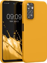 kwmobile telefoonhoesje geschikt voor Xiaomi Redmi Note 11 / Note 11S - Hoesje voor smartphone - Back cover in mango