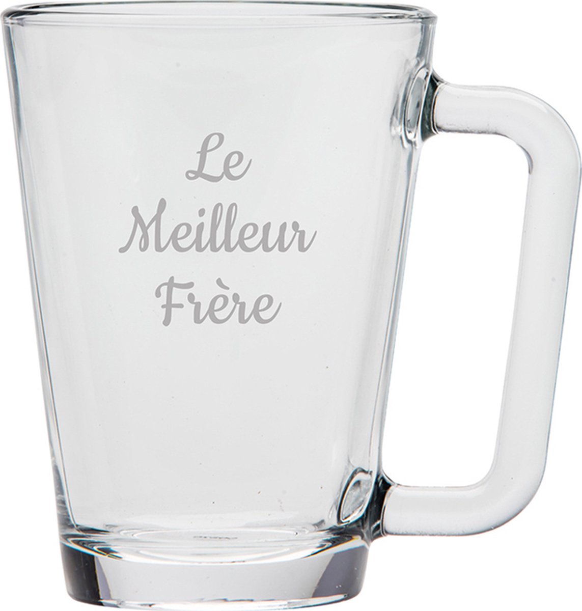 Theeglas gegraveerd - 26cl - Le Meilleur Frère