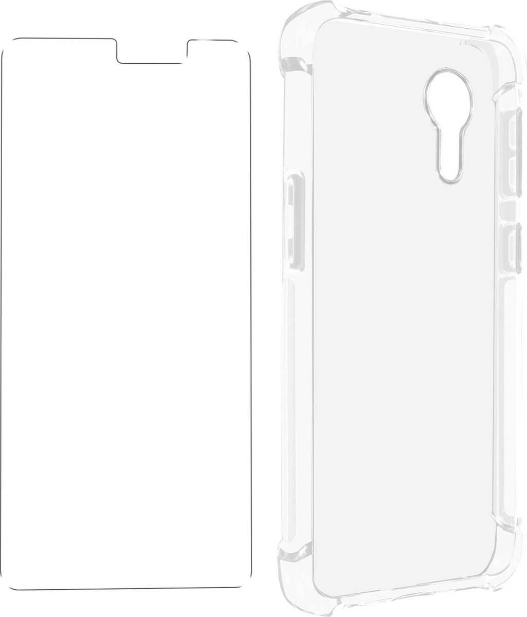 Protection Pack Geschikt voor Samsung Galaxy Xcover 5 Verstevigd hoesje + Gehard Glas