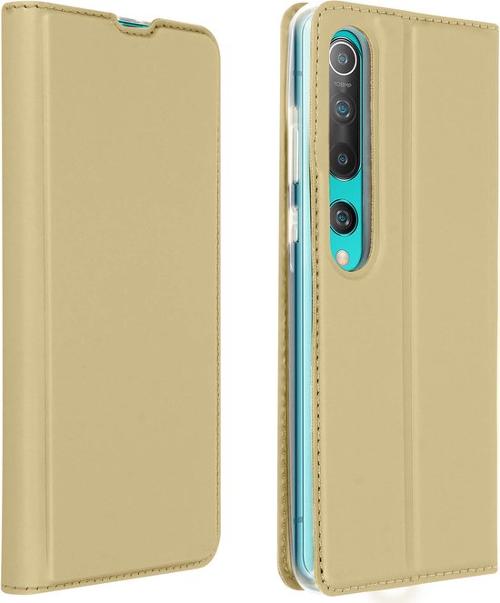 Cover Per Xiaomi Mi 10 / Mi 10 Pro Con Flip In PU A Goffratura Farfalla, Custodia A Libro Con Chiusura Magnetica, Portafoglio E Supporto – Colore Arancione