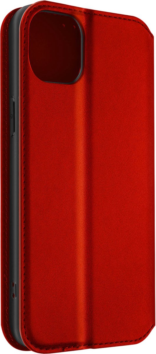 Hoes Geschikt voor Apple iPhone 14 klep portefeuille, video standaard rood
